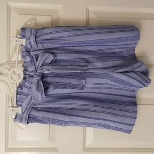 Blue Chambray Shorts, Size Small